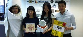 Group photo with the winners of HHLS contest